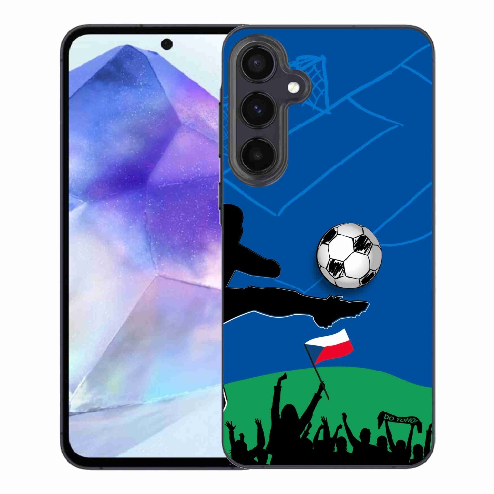 Gelový kryt mmCase na Samsung Galaxy A55 5G - fanoušci fotbalu