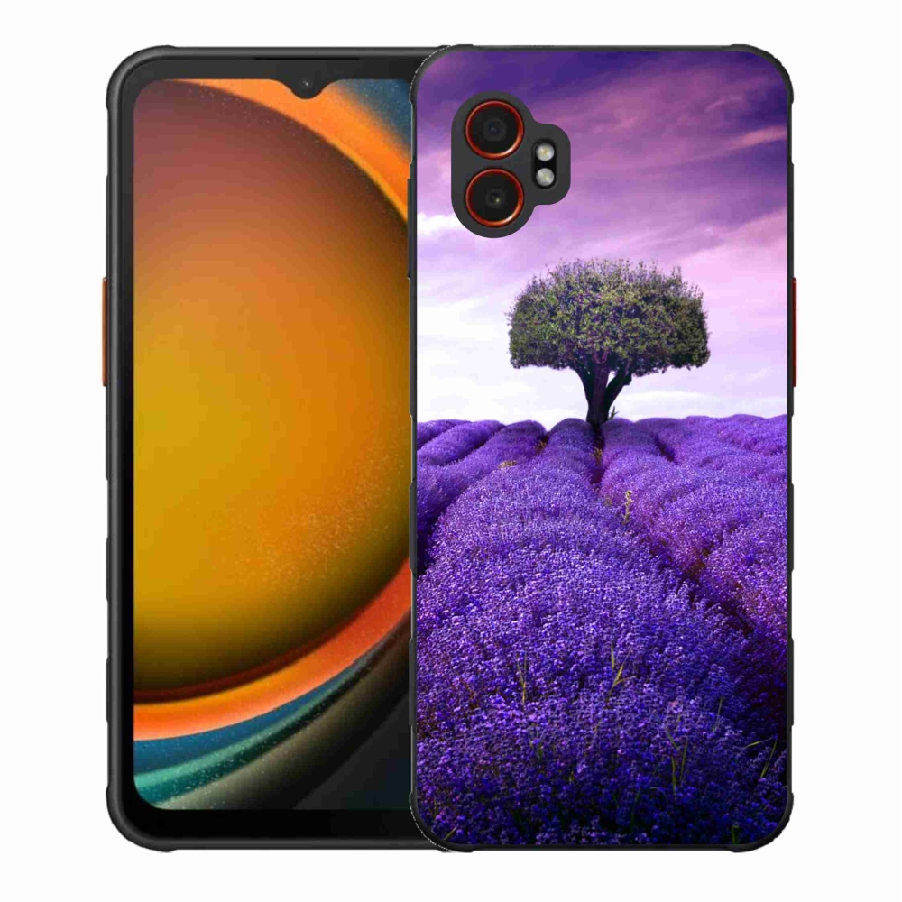 Gelový kryt mmCase na Samsung Galaxy Xcover 7 Pro - levandulová louka