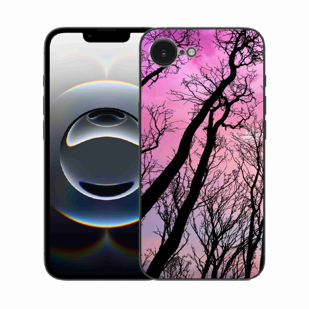Gelový kryt mmCase na iPhone 16e - opadané stromy