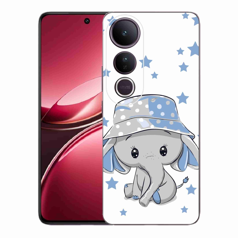 Gelový kryt mmCase na Vivo V50 Lite 4G/5G - modrý slon