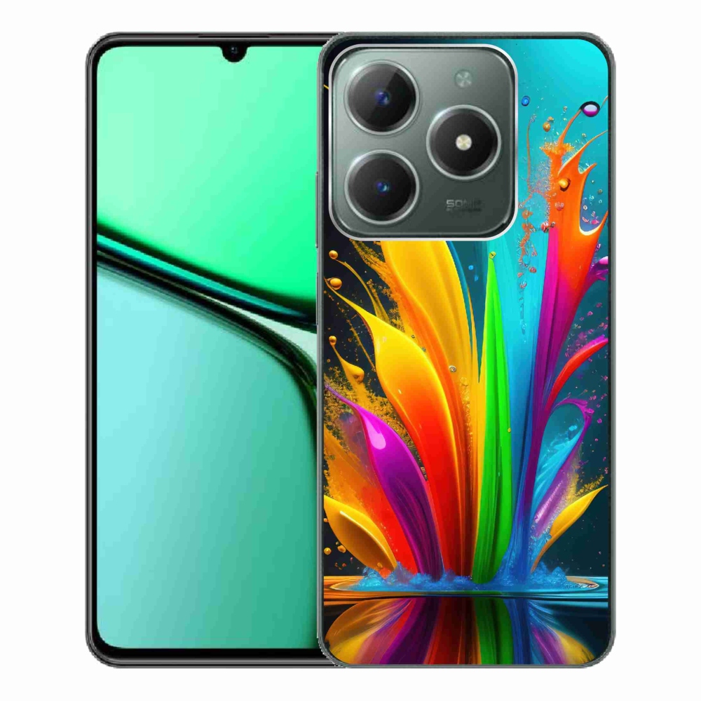 Gelový kryt mmCase na Realme C61 - abstraktní motiv 1