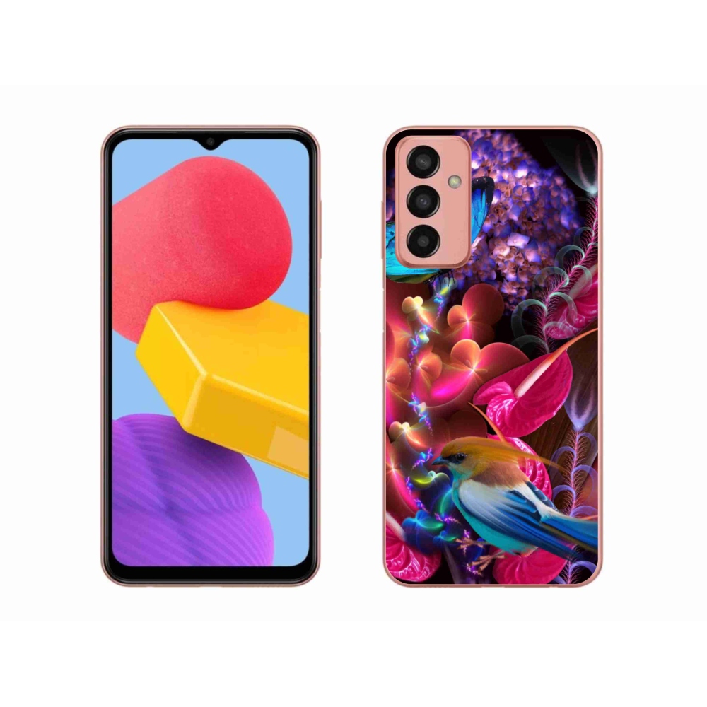 Gelový kryt mmCase na Samsung Galaxy M13 - barevné květiny