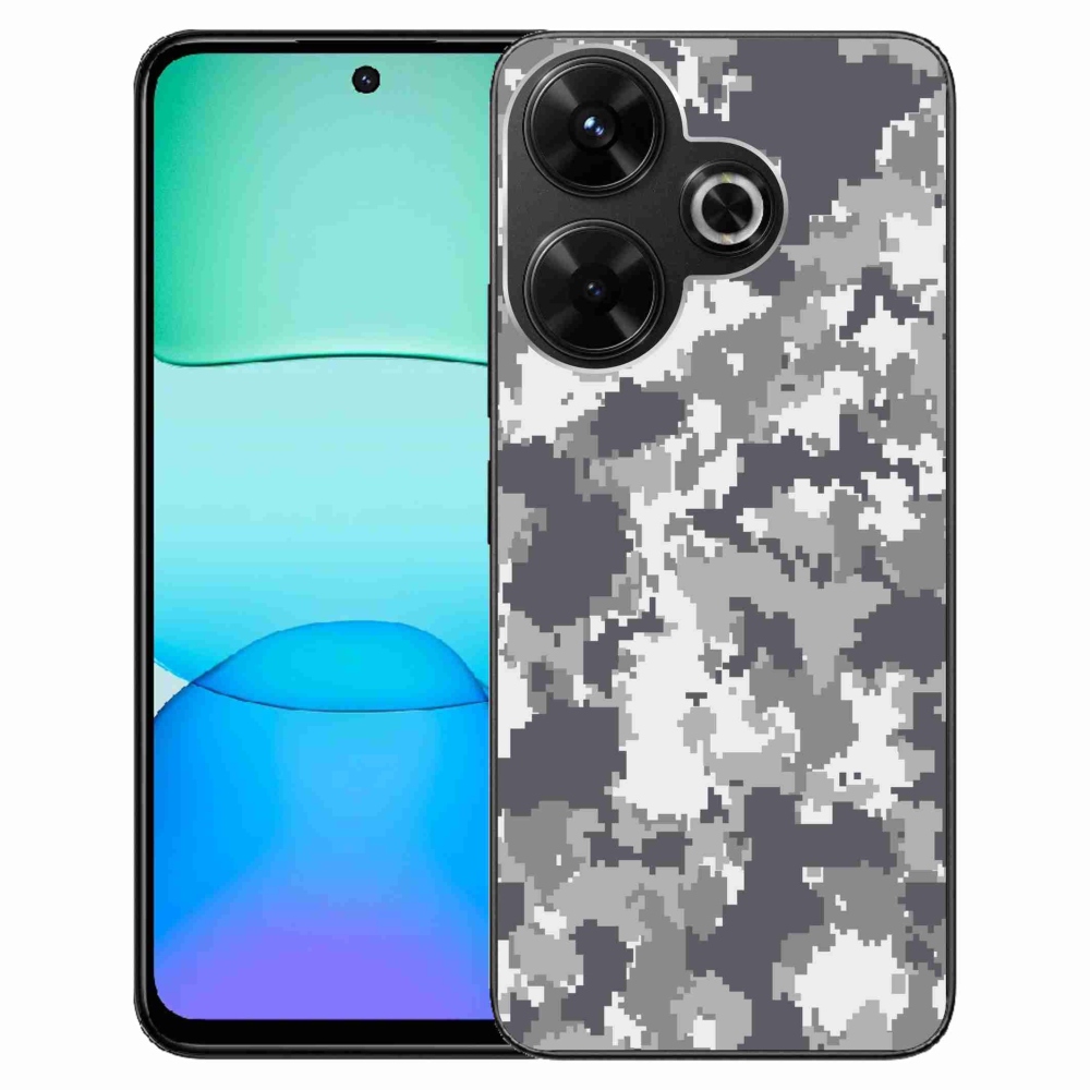 Gelový kryt mmCase na Xiaomi Redmi 13 4G/Poco M6 4G - maskáčový vzor 2