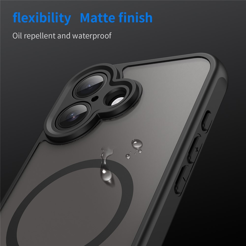 Case matný gelový obal s MagSafe na iPhone 17 - černý