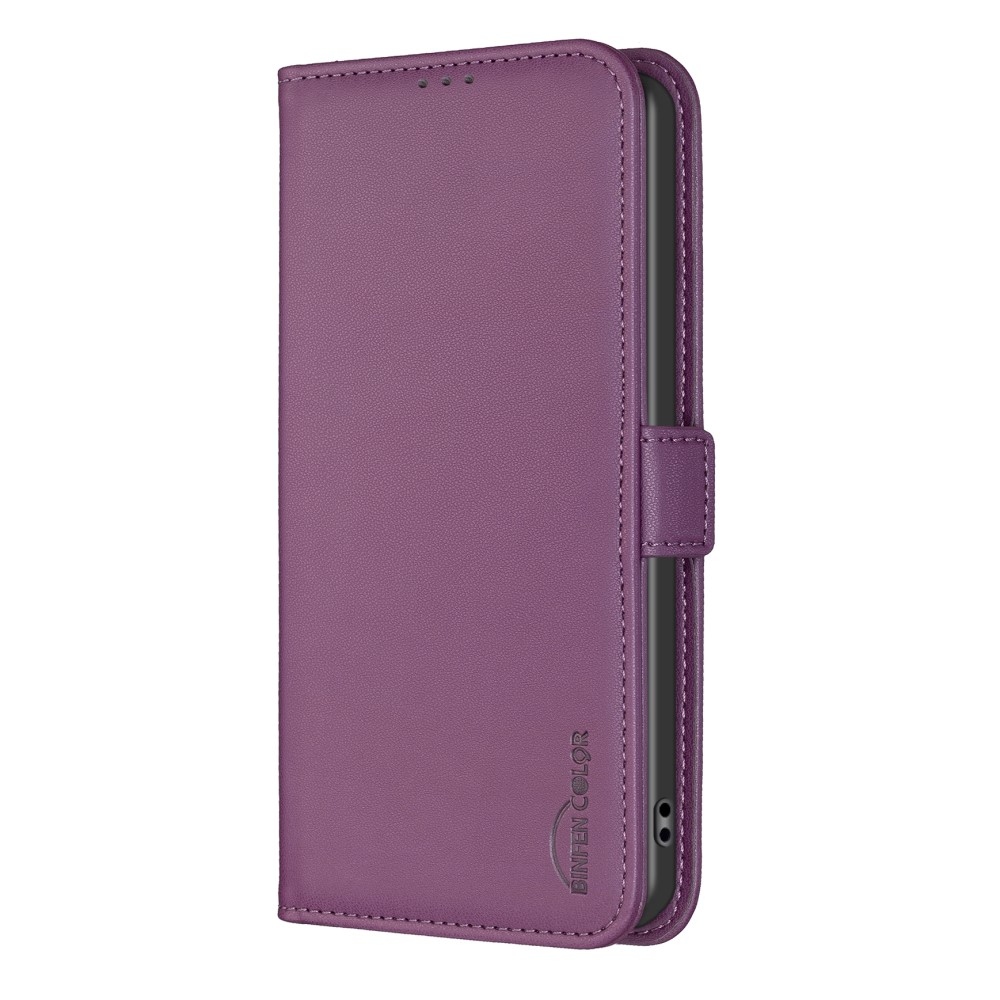 BNF knížkové pouzdro na Xiaomi Redmi 13 4G/Poco M6 4G - tmavěfialové