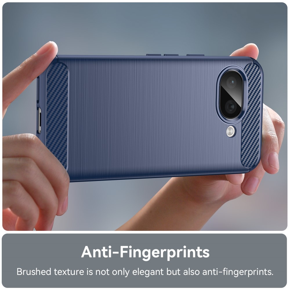 Carbon odolný gelový obal na Google Pixel 9a - modrý