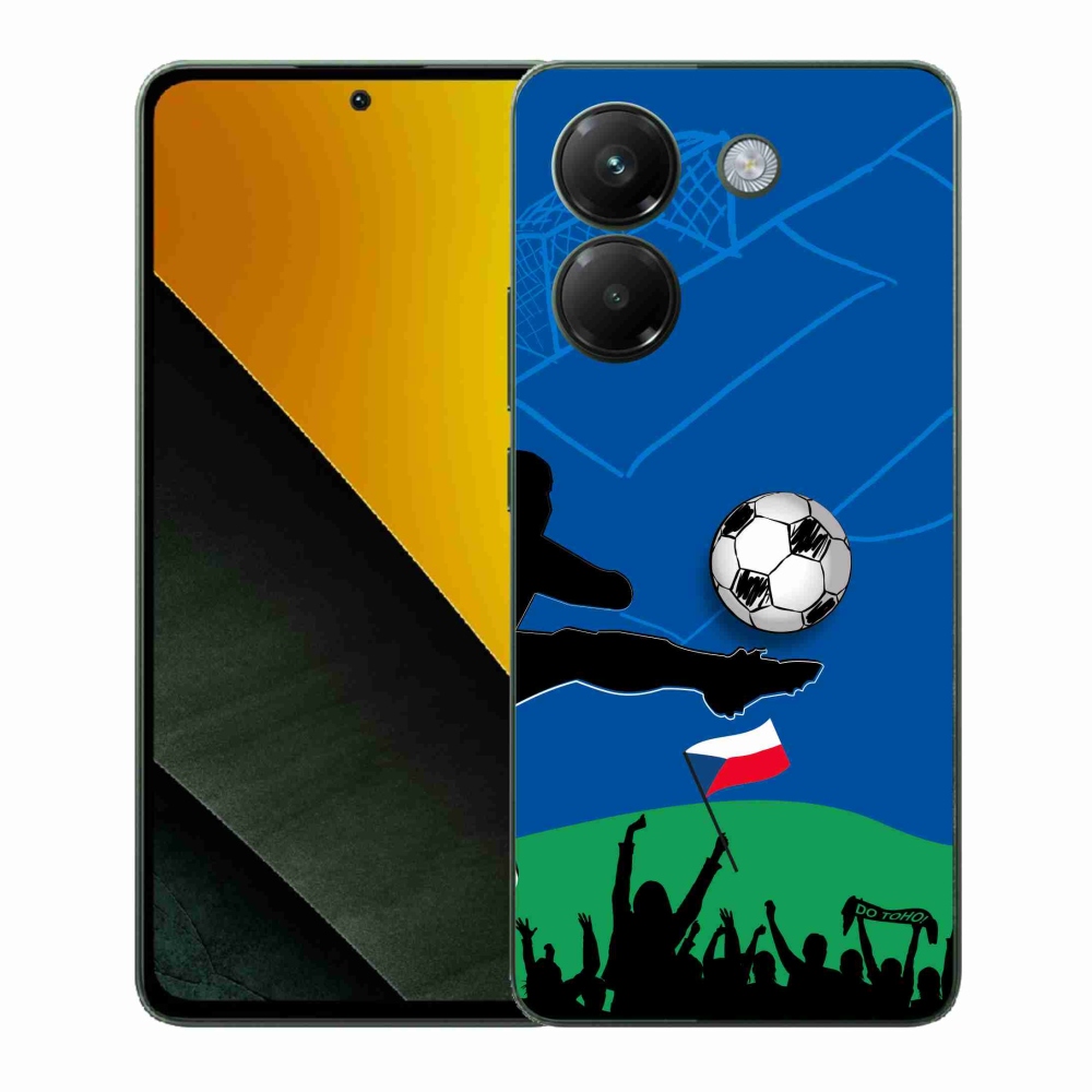 Gelový kryt mmCase na Xiaomi Poco M7 Pro 5G - fanoušci fotbalu