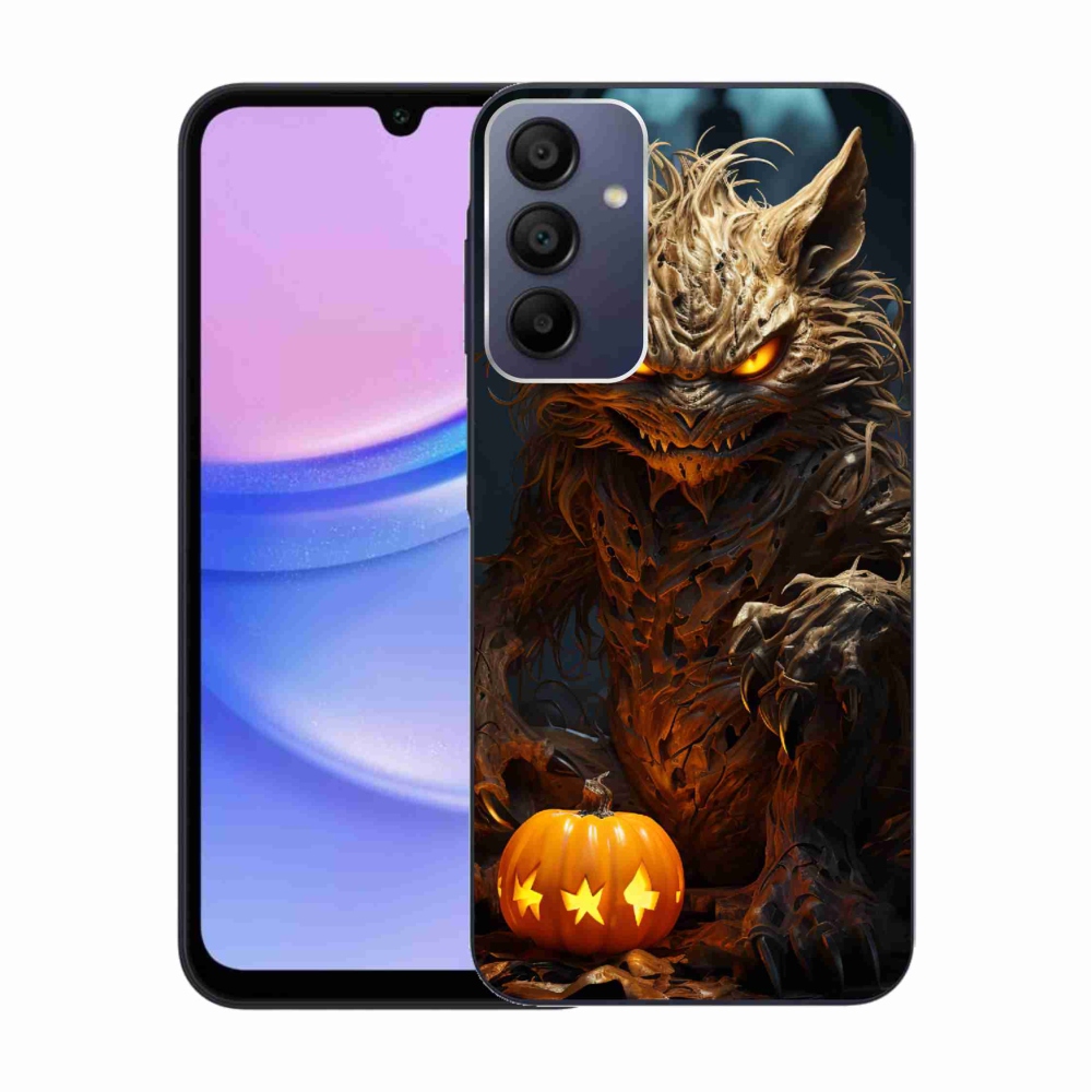 Gelový kryt mmCase na Samsung Galaxy A15 4G/5G - halloweenská příšera