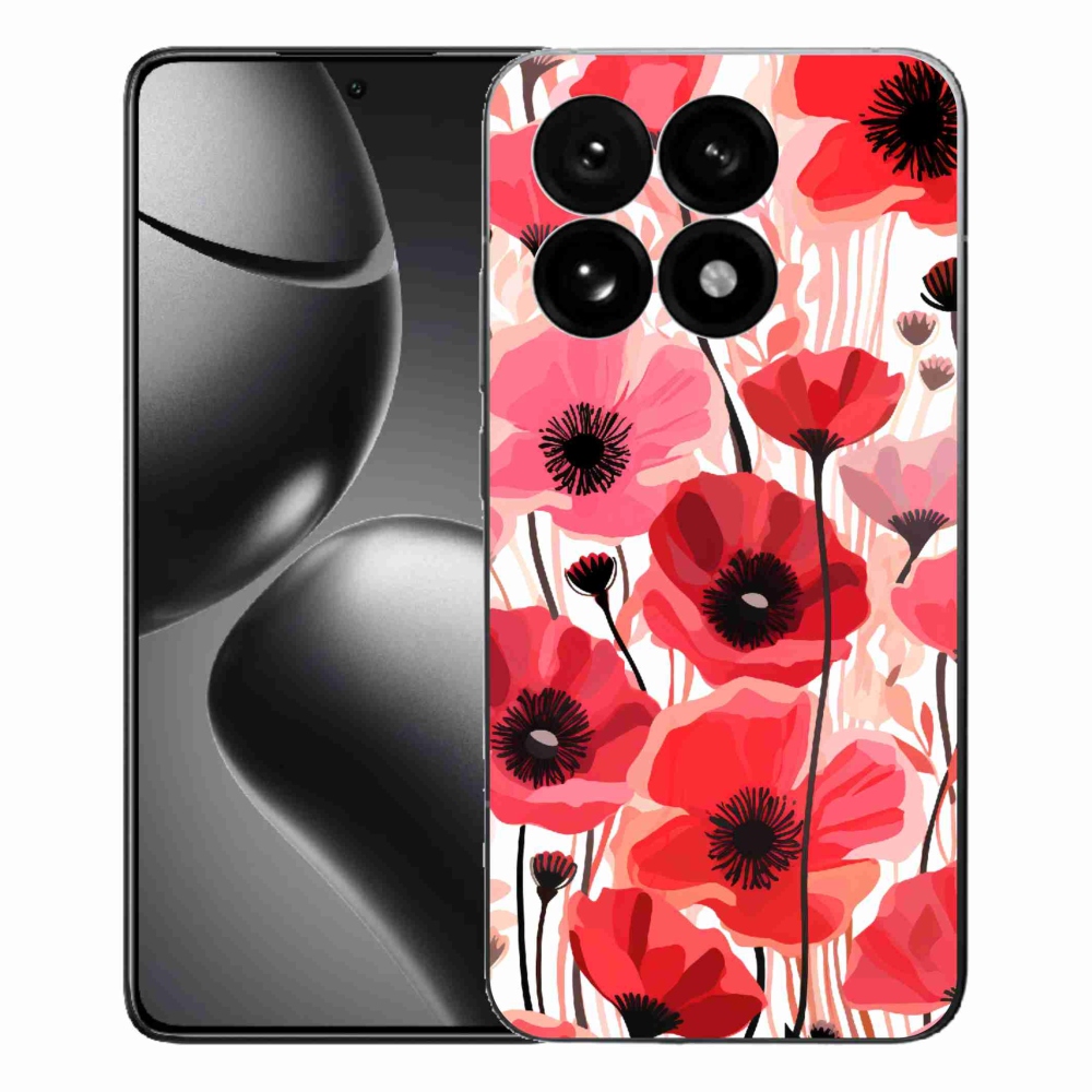 Gelový kryt mmCase na Xiaomi 15T - vlčí mák 1