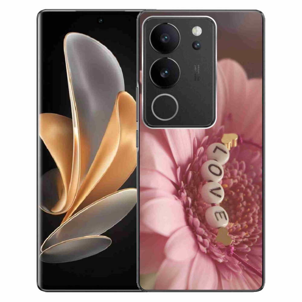 Gelový kryt mmCase na Vivo V29 5G - přívěsek love
