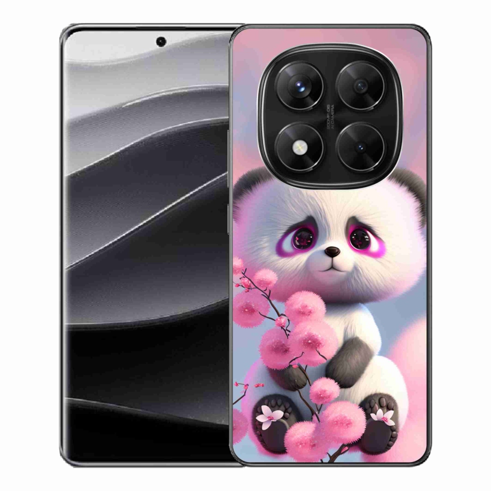 Gelový kryt mmCase na Xiaomi Redmi Note 14 Pro 5G/Poco X7 5G - roztomilá panda 1
