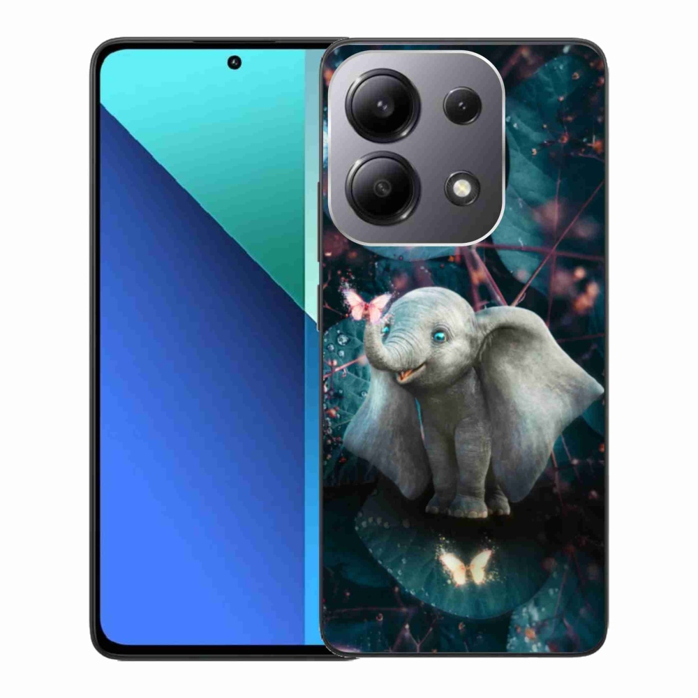 Gelový kryt mmCase na Xiaomi Redmi Note 13 - roztomilý slon