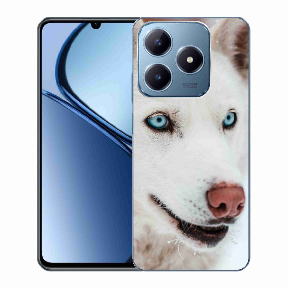 Gelový obal mmCase na Realme C63 - psí pohled