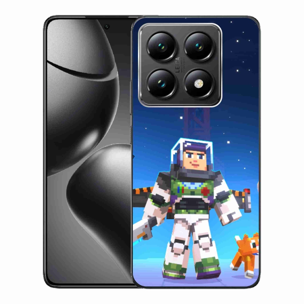 Gelový kryt mmCase na Xiaomi 14T Pro - minecraft 2