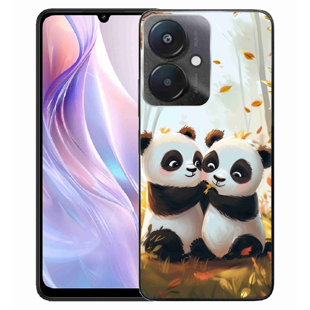 Gelový kryt mmCase na Xiaomi Redmi 13C 5G - pandy