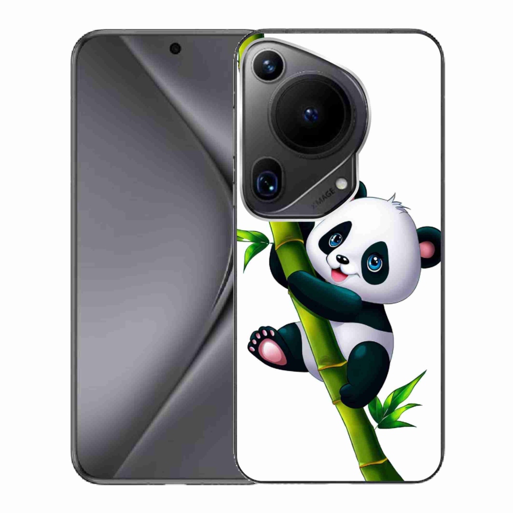 Gelový kryt mmCase na Huawei Pura 70 Ultra - panda na bambusu