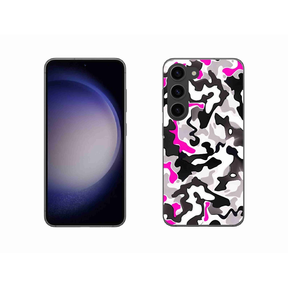 Gelový kryt mmCase na Samsung Galaxy S23 5G - maskáčový vzor 5