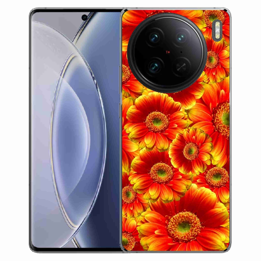 Gelový kryt mmCase na Vivo X90 Pro - gerbera 1