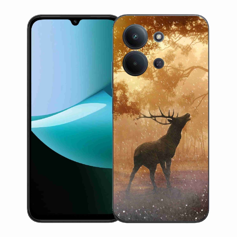 Gelový kryt mmCase na Xiaomi Redmi 15C 4G (171mm)/Poco C85 4G (171mm) - jelen v říji