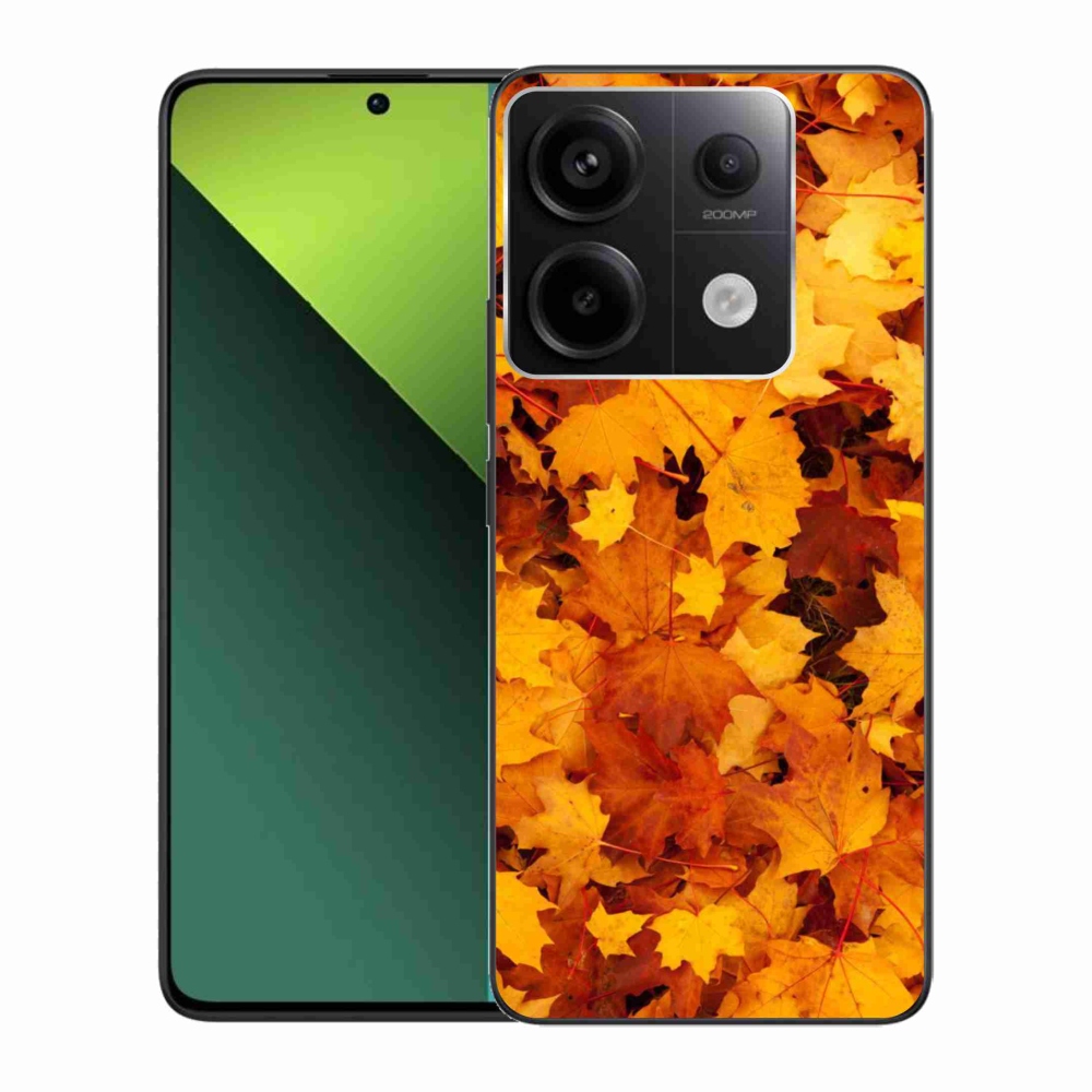 Gelový kryt mmCase na Xiaomi Redmi Note 13 Pro 5G/Poco X6 5G - javorové listy