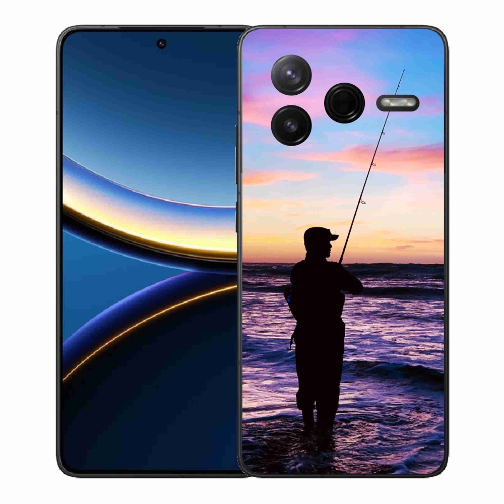 Gelový kryt mmCase na Xiaomi Poco F7 Pro - rybaření 1