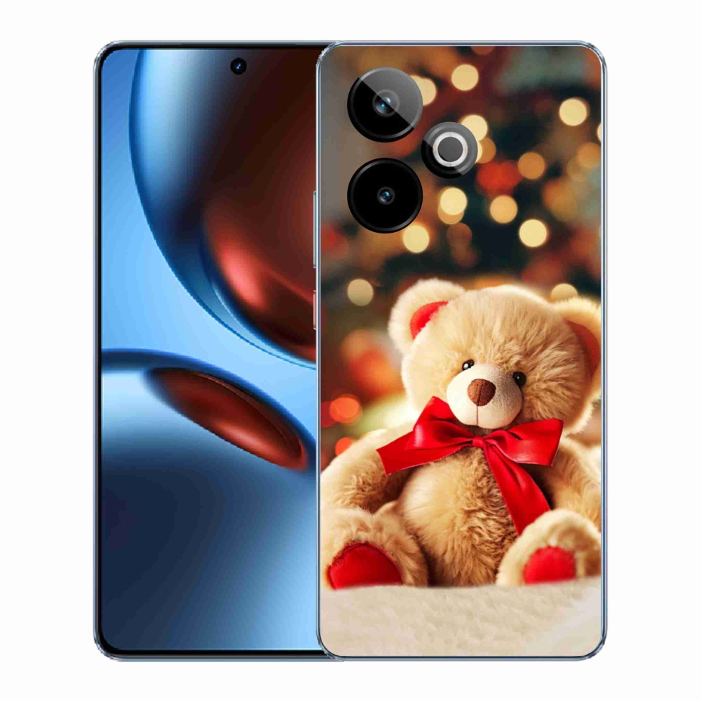 Gelový kryt mmCase na Realme GT 7 5G/GT 7T 5G - plyšový medvídek