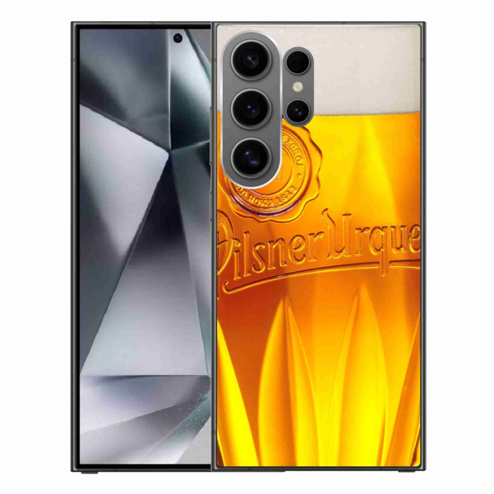 Gelový kryt mmCase na Samsung Galaxy S24 Ultra - pivo