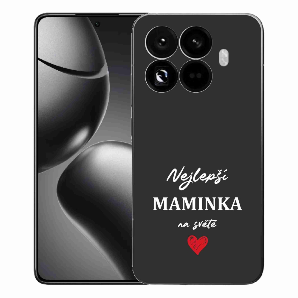 Gelový kryt mmCase na Xiaomi 15T Pro - nejlepší maminka 1 černé pozadí