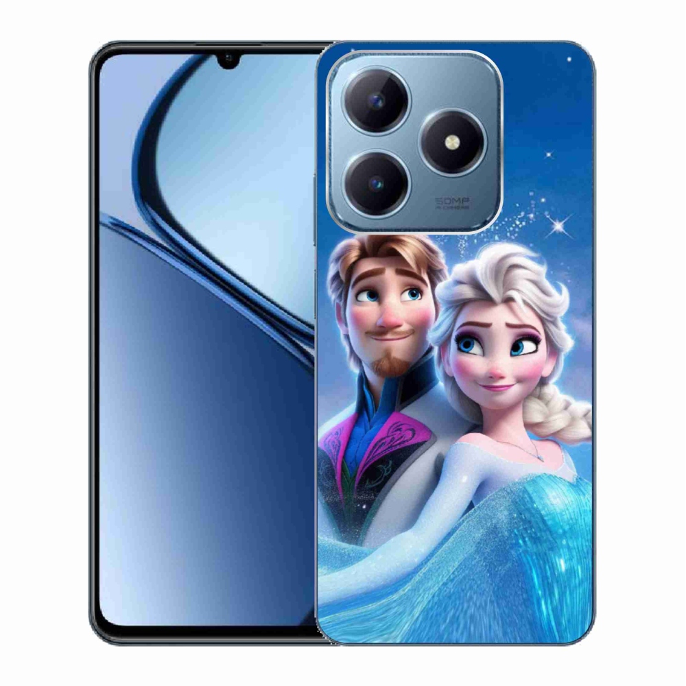Gelový kryt mmCase na Realme C63 - ledové království 1