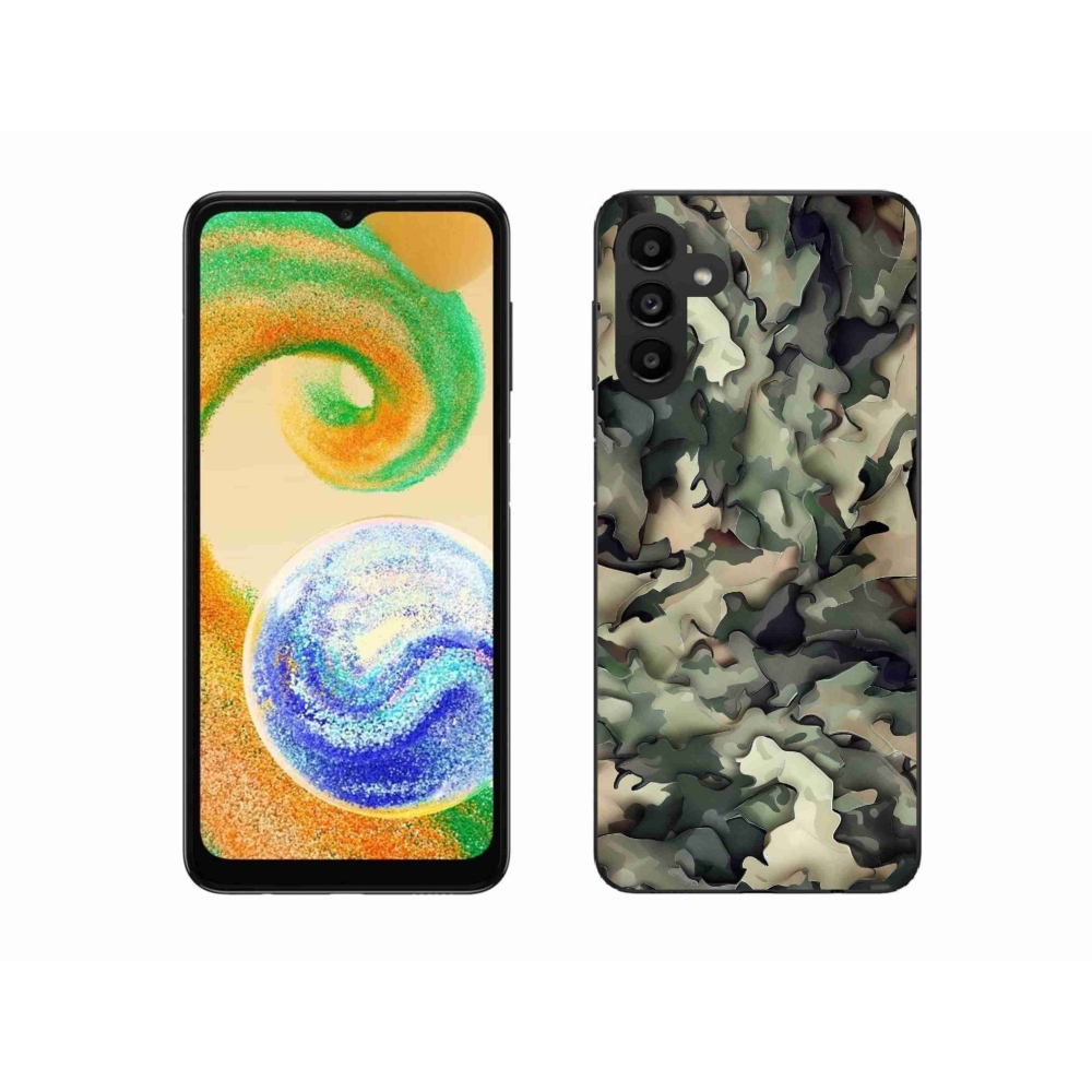 Gelový kryt mmCase na Samsung Galaxy A04s (164.7x76.7x9.1mm) - maskáčový vzor 9
