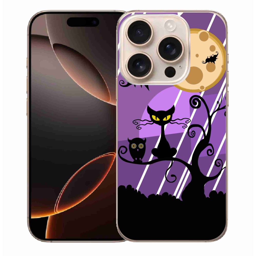 Gelový kryt mmCase na iPhone 16 Pro Max - halloween