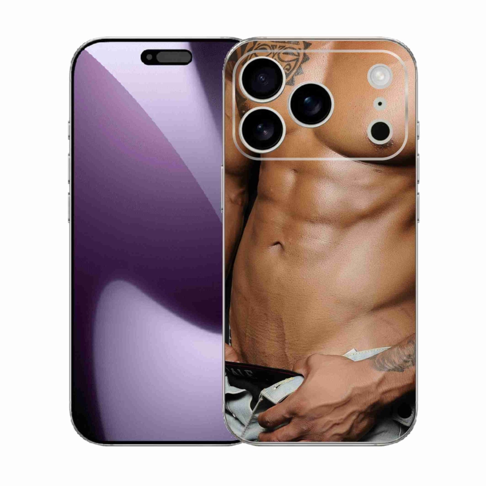 Gelový kryt mmCase na iPhone 17 Pro - sexy muž