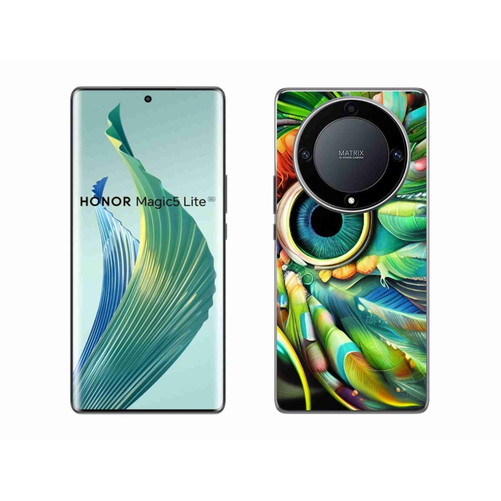 Gelový kryt mmCase na Honor Magic 5 Lite 5G - abstraktní motiv 18
