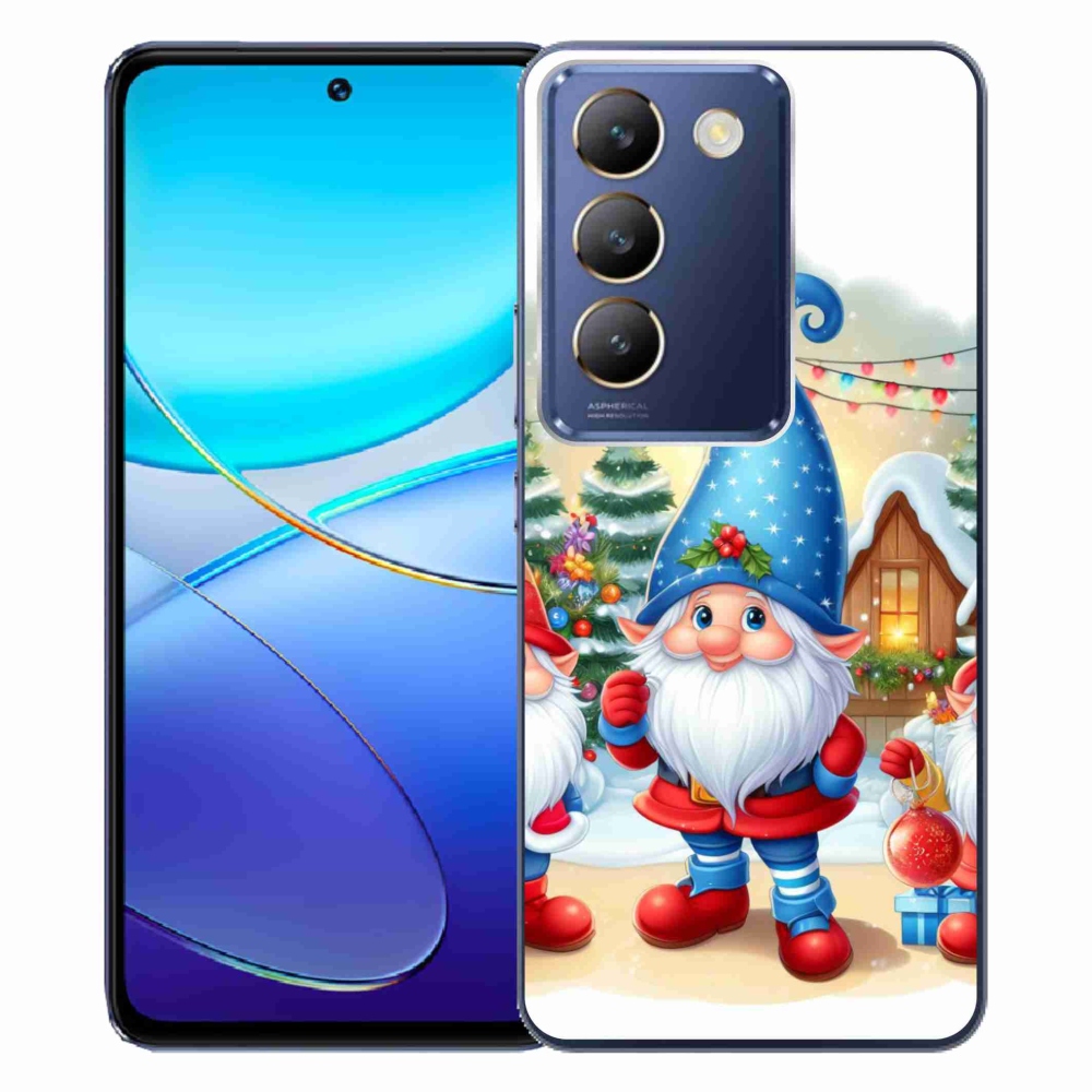 Gelový kryt mmCase na Vivo V40 SE 4G/5G - vánoční skřítci