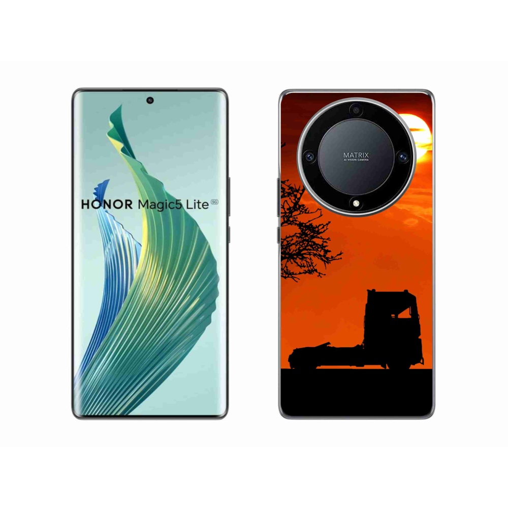 Gelový kryt mmCase na Honor Magic 5 Lite 5G - kamion 3