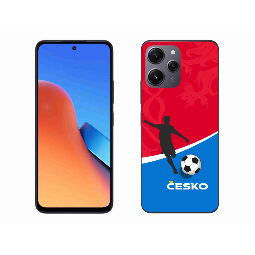 Gelový kryt mmCase na Xiaomi Redmi 12 - fotbal Česko
