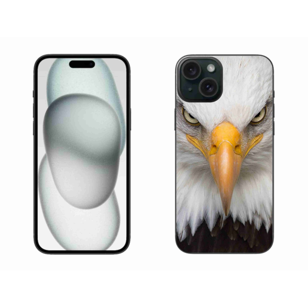 Gelový kryt mmCase na iPhone 15 Plus - orel