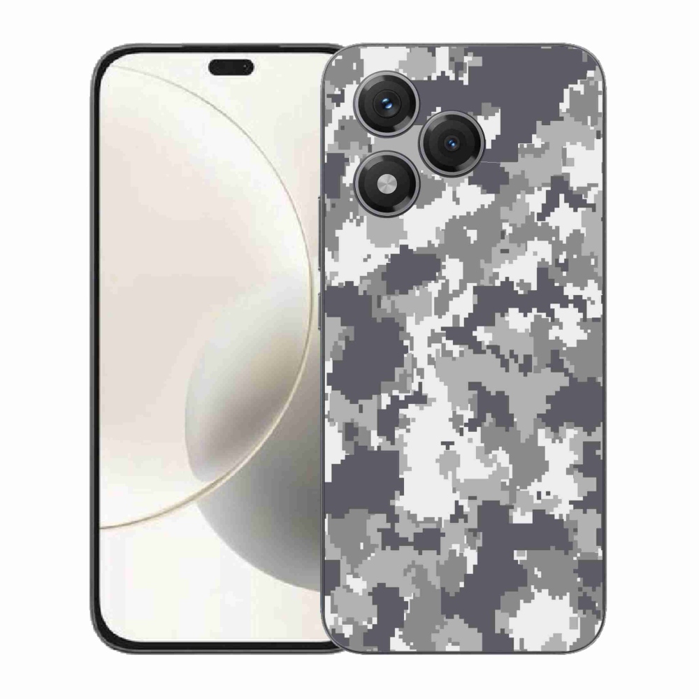 Gelový kryt mmCase na Honor 400 Lite - maskáčový vzor 2