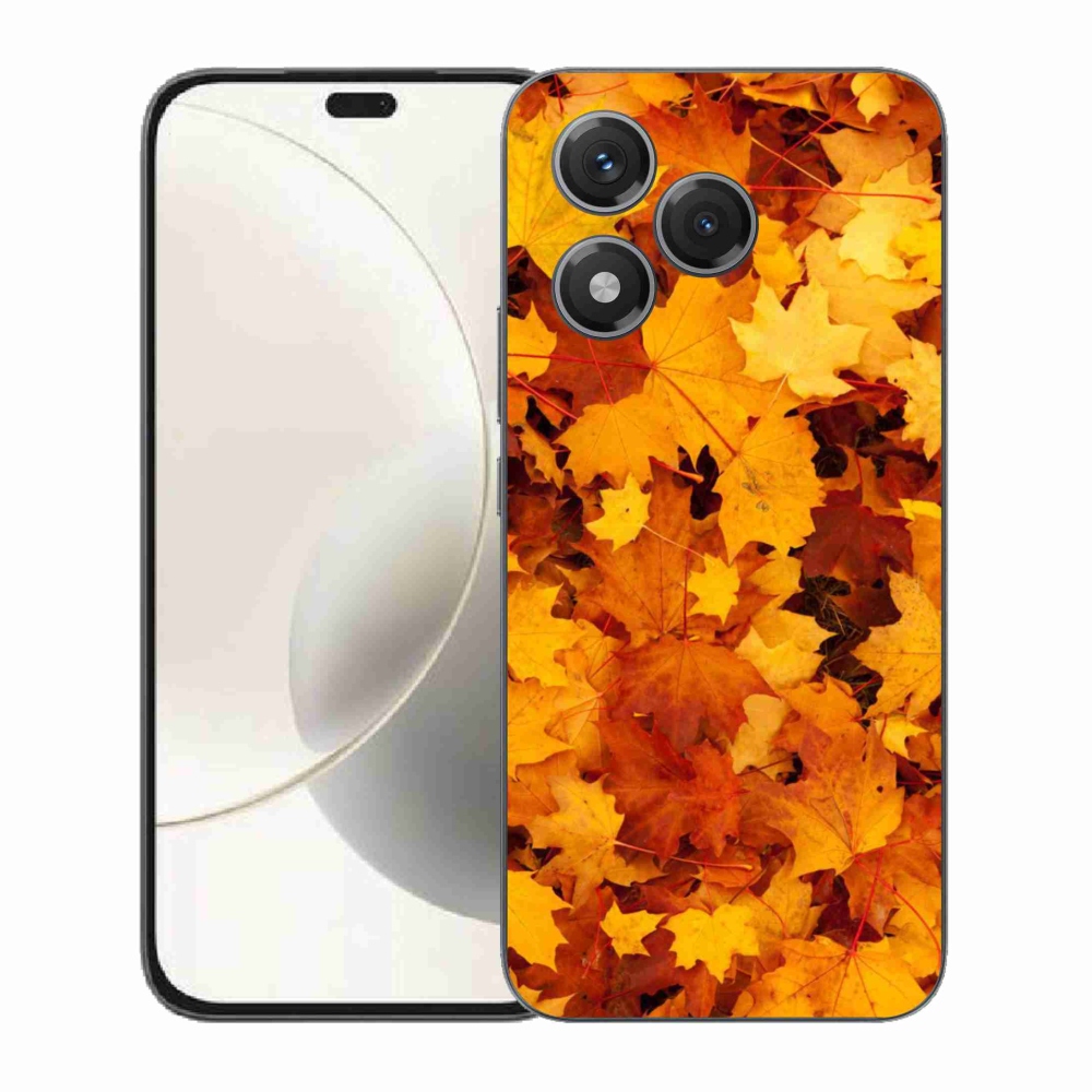 Gelový kryt mmCase na Honor 400 Lite - javorové listy