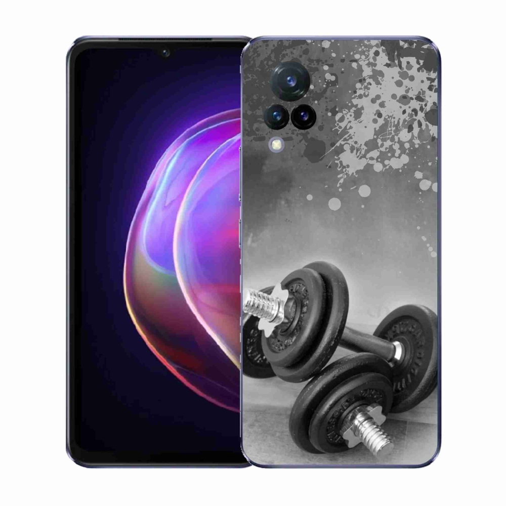 Gelový kryt mmCase na Vivo V21 4G/5G - činky 1