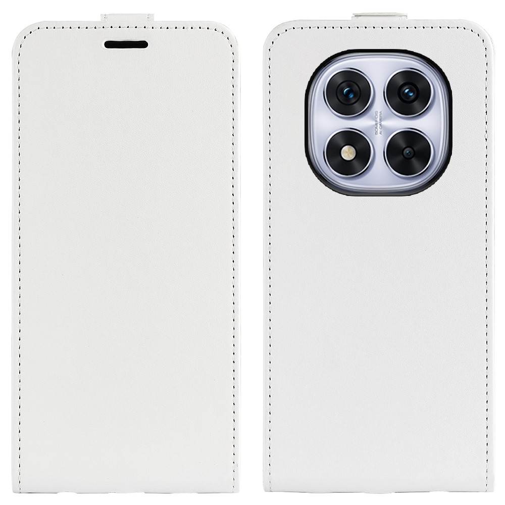 Vertical knížkové pouzdro na Xiaomi Redmi Note 14 Pro 5G/Poco X7 5G - bílé