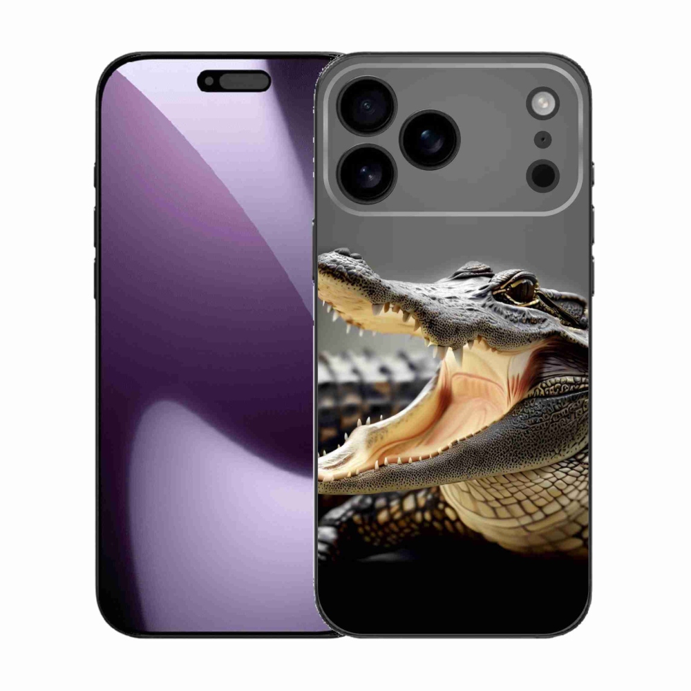 Gelový kryt mmCase na iPhone 17 Pro Max - krokodýl
