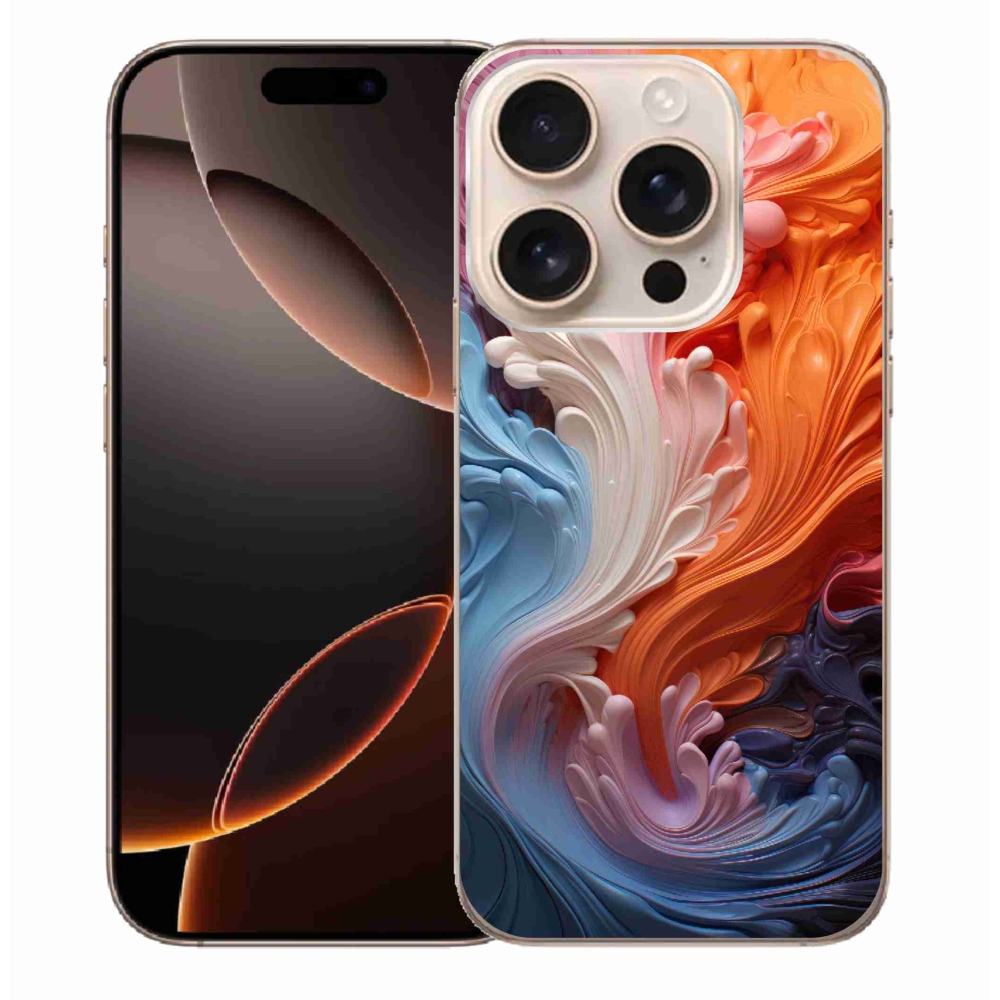 Gelový kryt mmCase na iPhone 16 Pro Max - abstraktní motiv 8