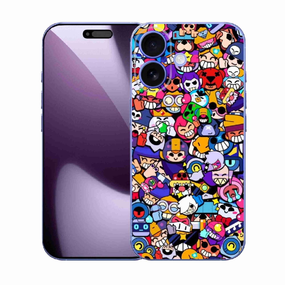 Gelový kryt mmCase na iPhone 17 - brawl stars 2