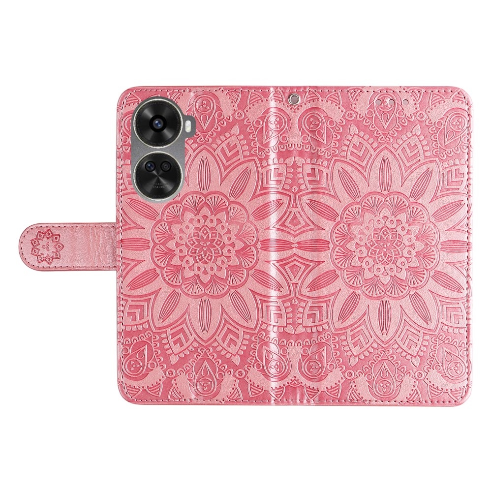 Sunflower knížkové pouzdro na Huawei Nova 12 SE - růžové