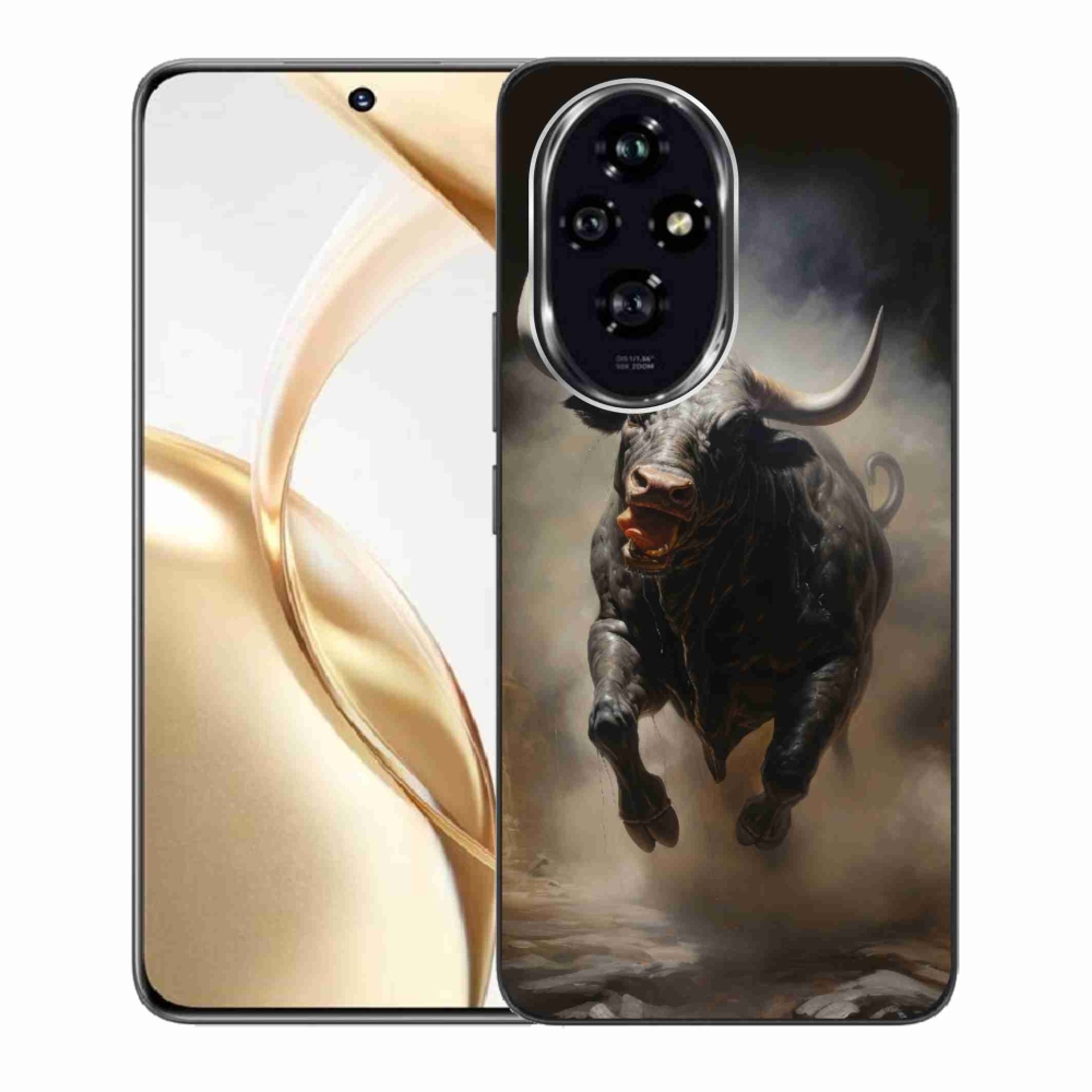 Gelový kryt mmCase na Honor 200 5G - rozzuřený býk