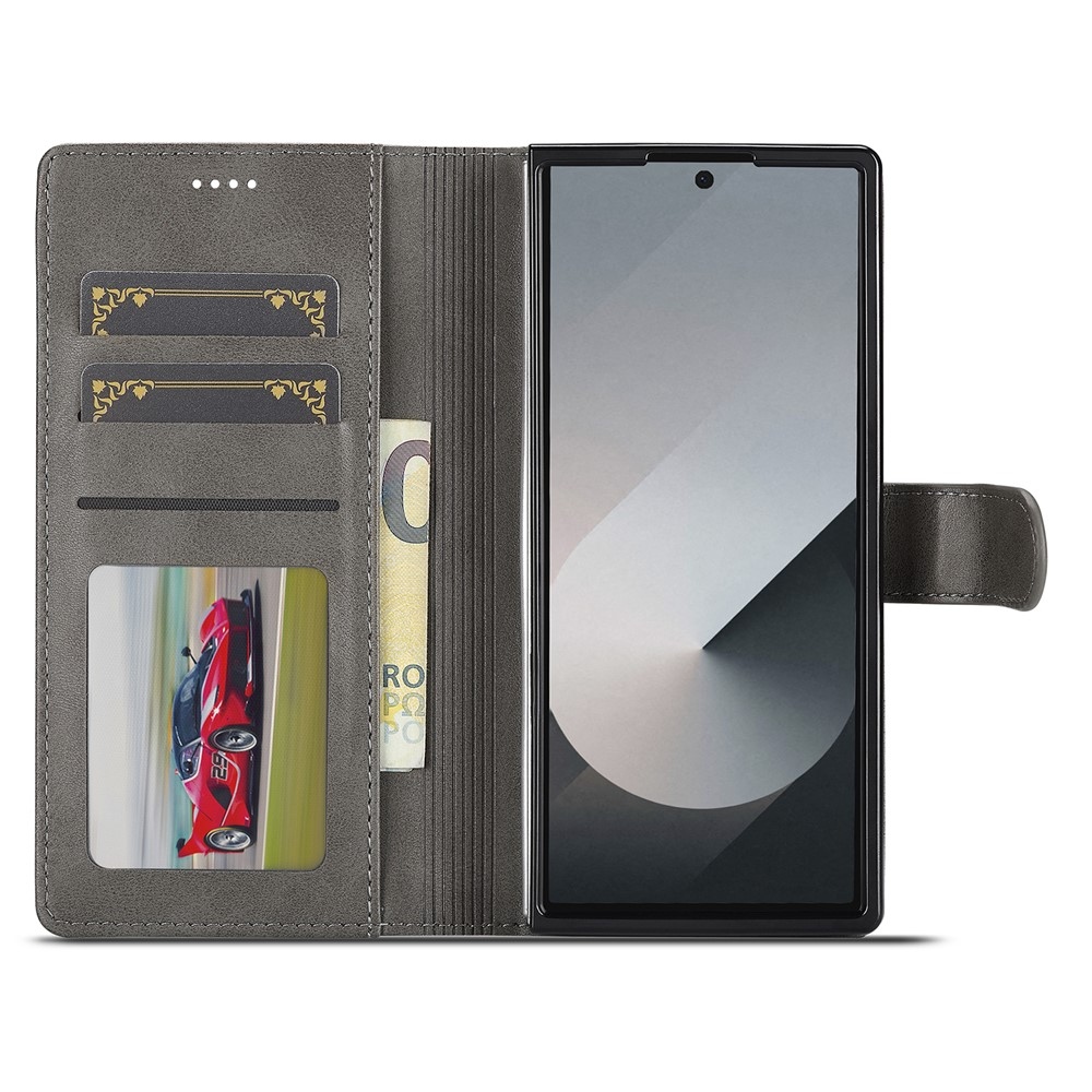 IMEEKE knížkové pouzdro na Samsung Galaxy Z Fold7 5G - šedé