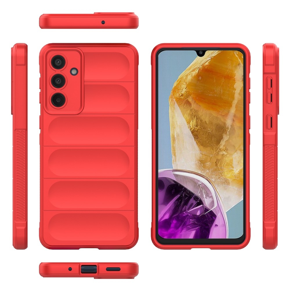 Rugg odolný gelový obal na Samsung Galaxy M55 5G - červený