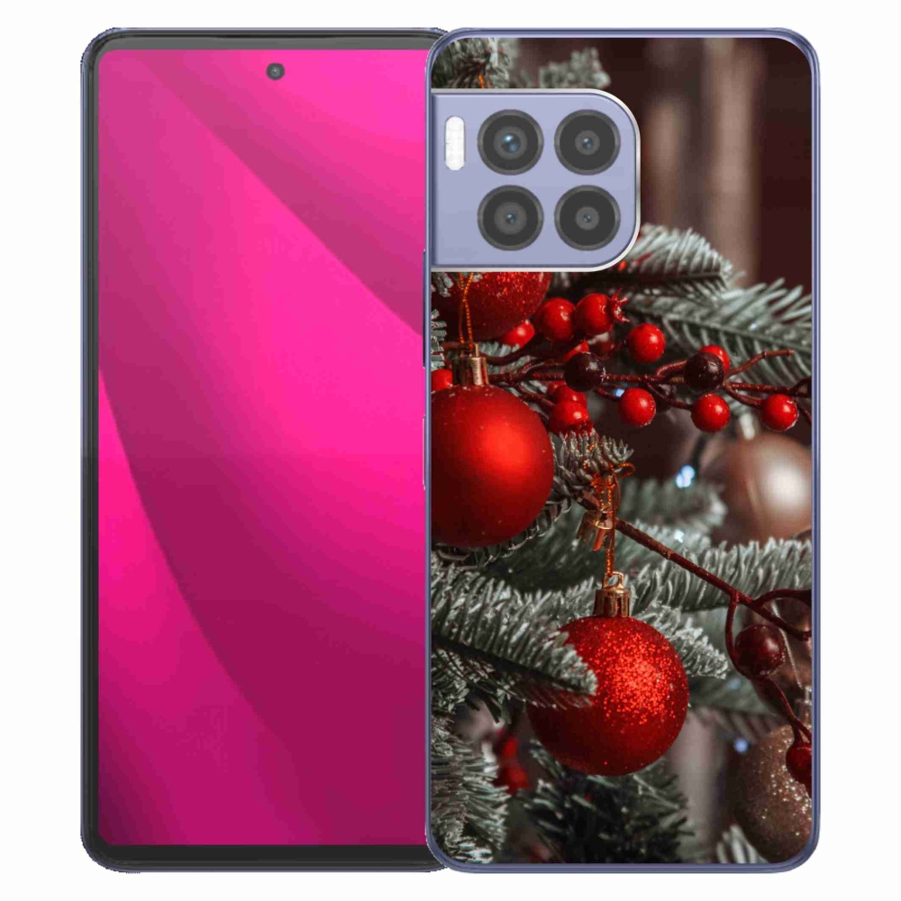 Gelový kryt mmCase na T-Mobile T Phone 2 Pro - vánoční ozdoby 2