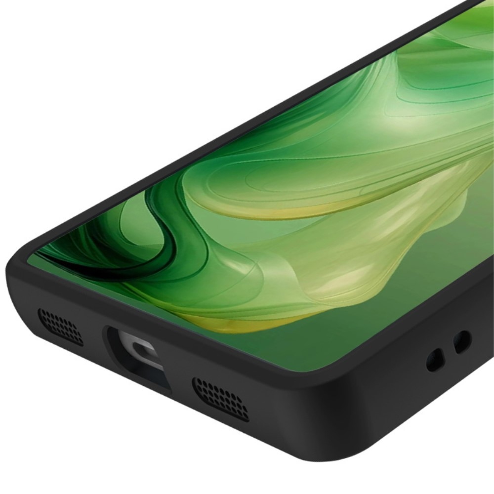 Clear gelový obal s podporou MagSafe na Xiaomi Poco F7 Ultra 5G - černý